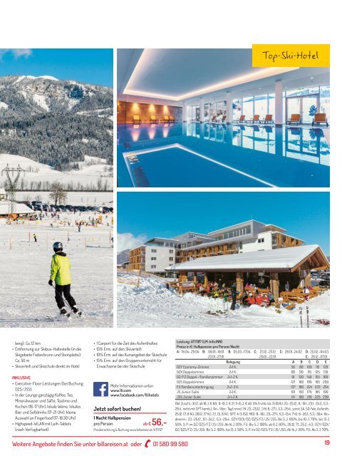 ITS Billa Reisen Winterkatalog 2016/17 - Autoreisen Wintersport Wellness