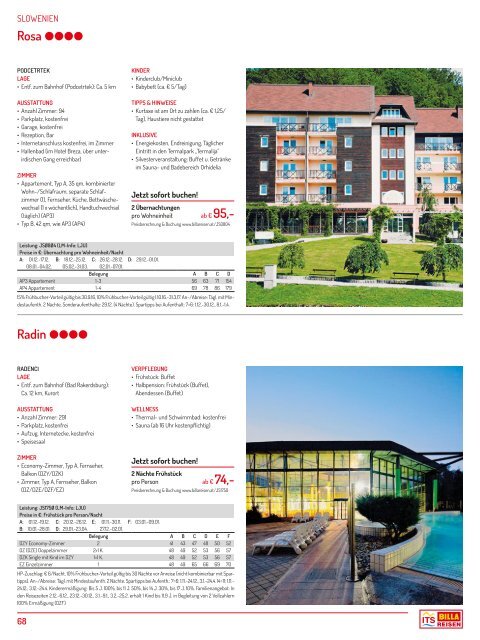 ITS Billa Reisen Winterkatalog 2016/17 - Autoreisen Wintersport Wellness