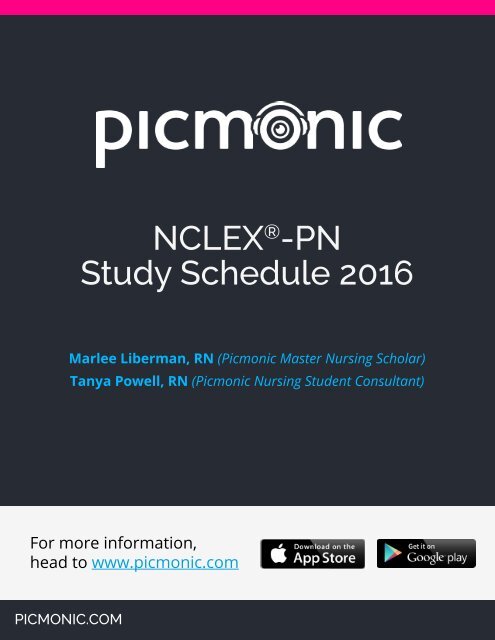 NCLEX -PN Study Schedule 2016