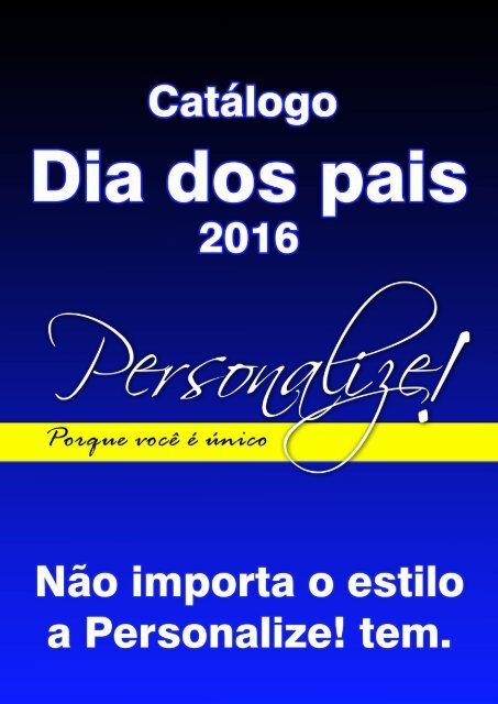 Catálogo Dia dos Pais - 2016