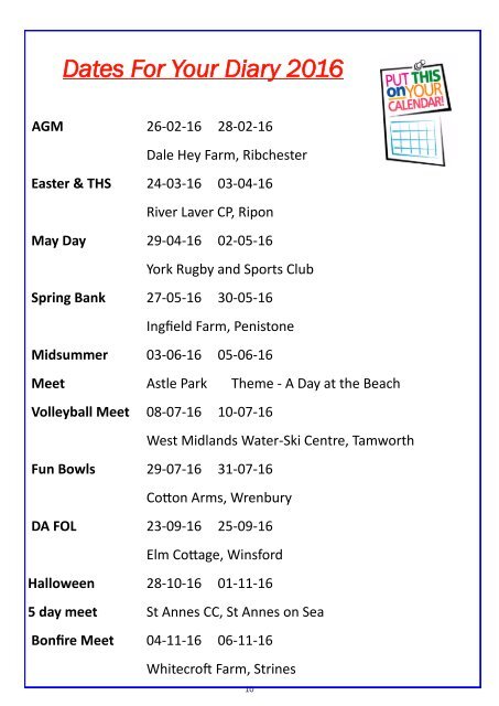 2016 fixture book Updated 18 July 2016