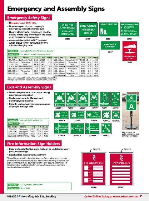 WB433-474_Fire Safety, Exit & No Smoking_V3_LR