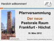 Pastoraler Raum Frankfurt-Höchst - St. Johannes Apostel ...