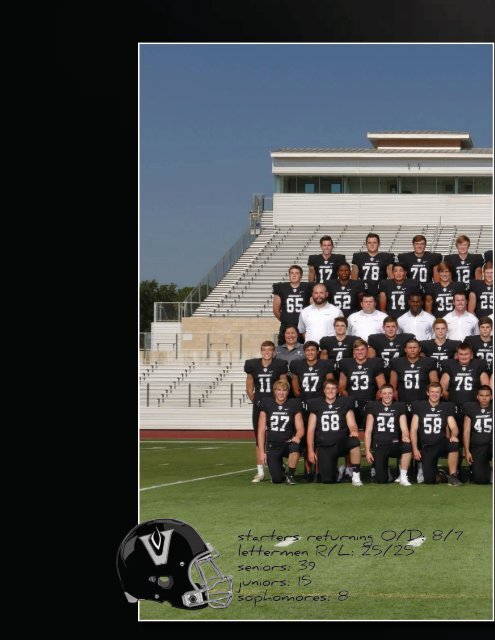 2015 Vandegrift Viper Football Media Guide