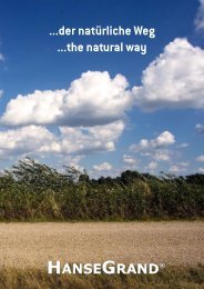 ...der natürliche weg   |   ...the natural way | HanseGrand