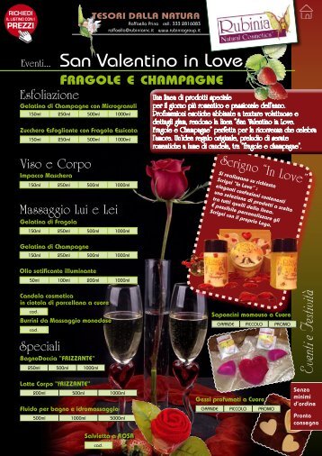 SAN VALENTINO IN LOVE - Fragole e Champagne