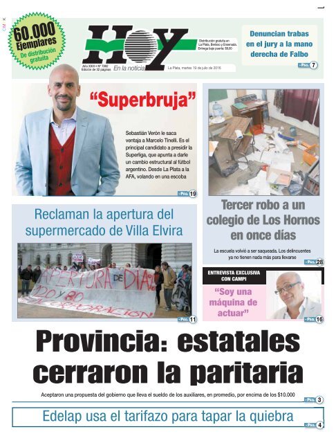 Provincia estatales cerraron la paritaria
