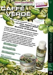 CAFFE VERDE - Ultima frontiera contro la buccia d'arancia