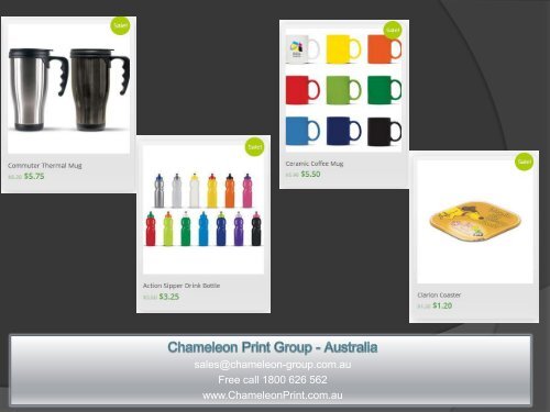 Drinkware - Chameleon Print Group - Australia