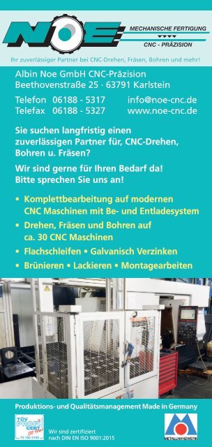 Flyer Noe CNC Einzelseiten