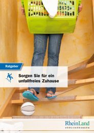 Ratgeber RheinLand Versicherungen – Sorgen Sie für ein unfallfreies Zuhause