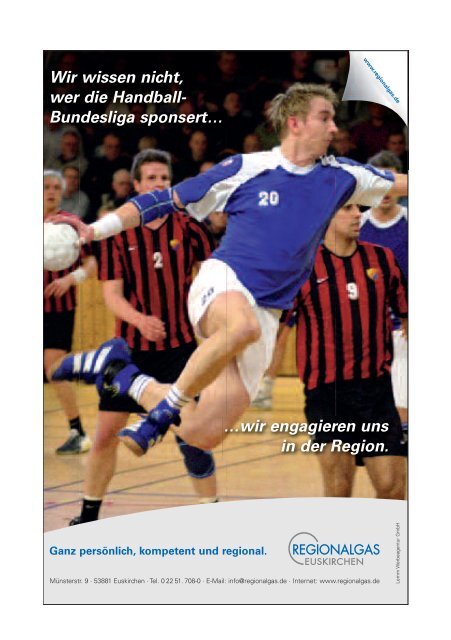 Wir wissen nicht, wer die Handball - HSG Rheinbach-Wormersdorf