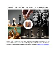 Forward Chess – The Best Chess eBooks App for Android & iOs