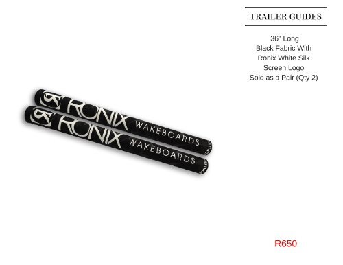 Ronix SA Catalogue 1