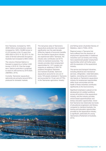 SUSTAINABILITY REPORT 2015