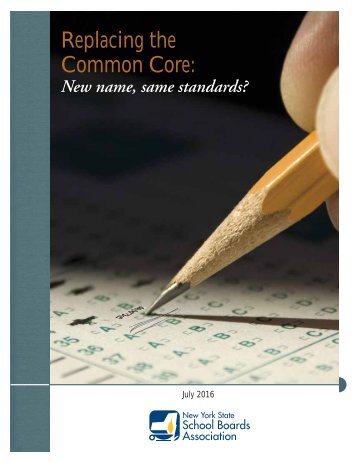 Replacing the Common Core