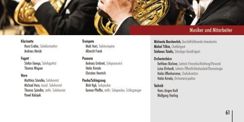 Thüringen Philharmonie Gotha Jahresheft 2016/2017