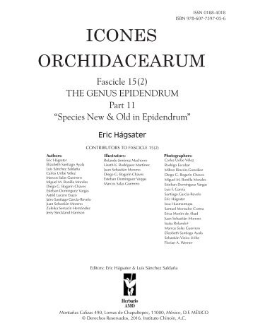 ICONES ORCHIDACEARUM