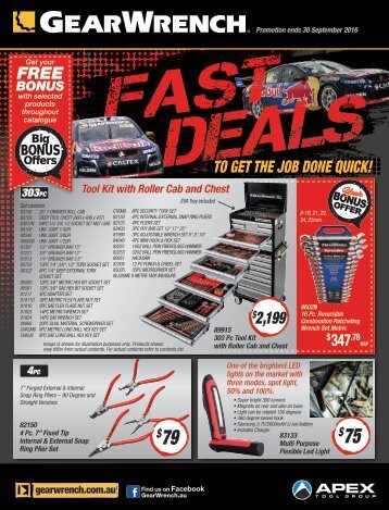 GearWrench Fast Deals