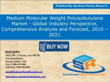 Medium Molecular Weight Polyisobutylene Market