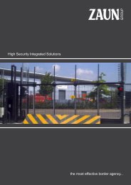 Zaun High Security Integrated Solutions Brochure