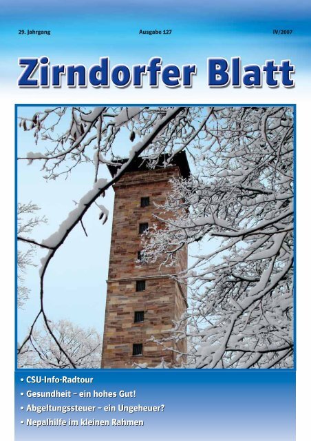 Zirndorfer Blatt Nr. 127 - Das Zirndorfer Blatt