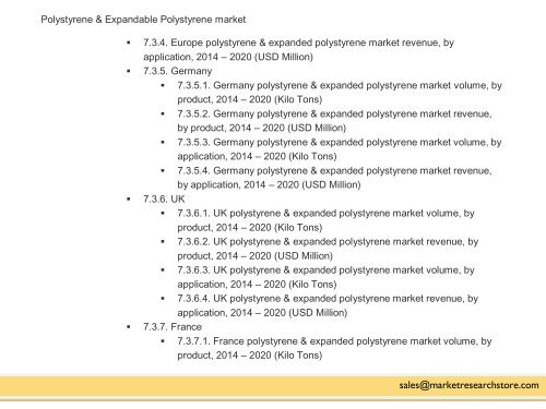 Polystyrene (PS) & Expandable Polystyrene (EPS) Market Set for Rapid Growth, To Reach Around USD 42.0 Billion, Globally by 2020