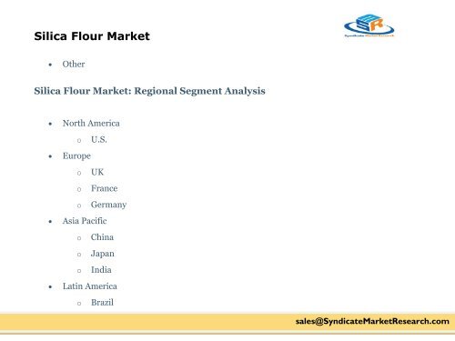 Silica Flour Market
