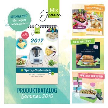 MixGenuss Produktkatalog Sommer 2016
