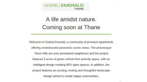 godrej emerald thane mumbai