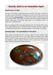 Exactly what is an Australian Opal ?