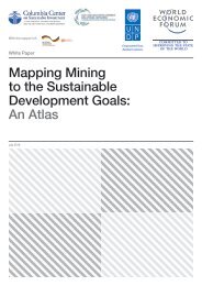 Mapping Mining to the Sustainable Development Goals An Atlas