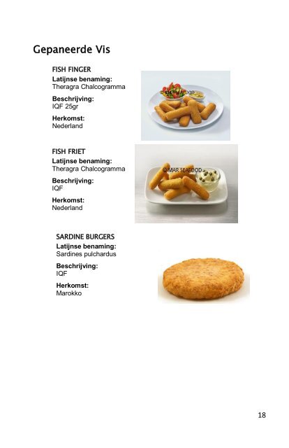 Catalogus Mar Seafood 2016