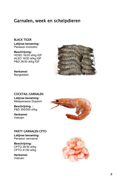 Catalogus Mar Seafood 2016