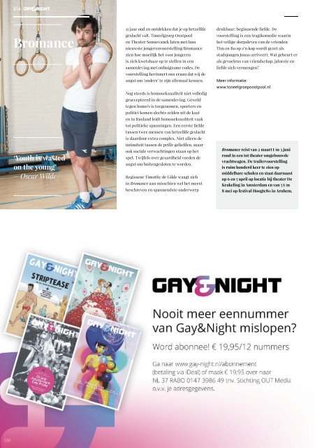 Gay&Night-ZiZo Maart 2016