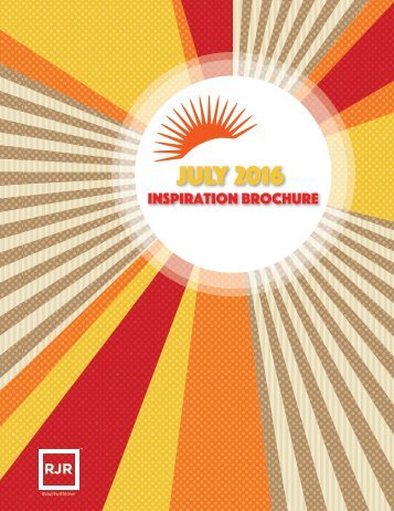 July 2016 Inspiration Brochure