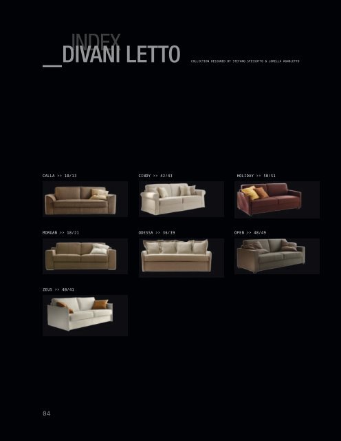 DIVANI LETTO by Ditre Italia