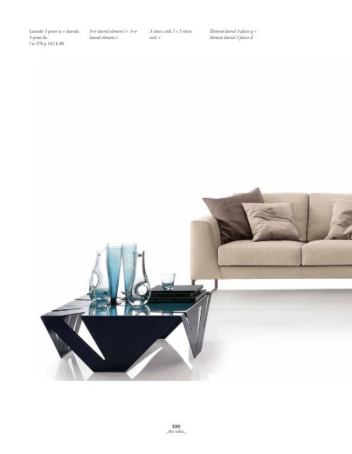 THE SOFA COLLECTION by Ditre Italia