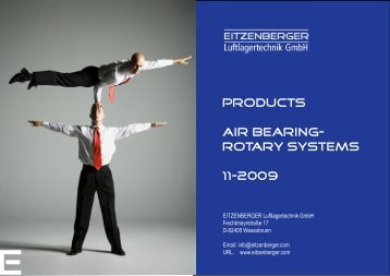 Air Bearing- rotary Systems - Eitzenberger Luftlager GmbH