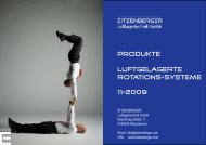 Produkte Luftgelagerte Rotations-Systeme  11-2009