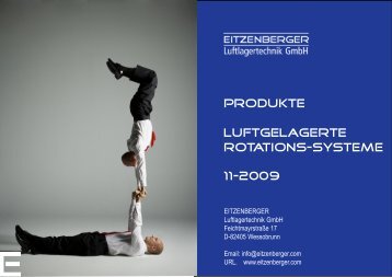 Produkte Luftgelagerte Rotations-Systeme  11-2009