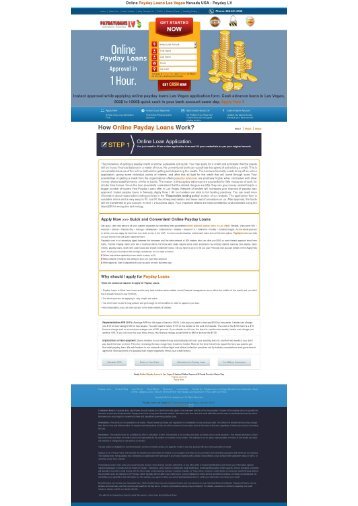 Payday Loans Online and How to Apply Payday Loans Online and How to Apply