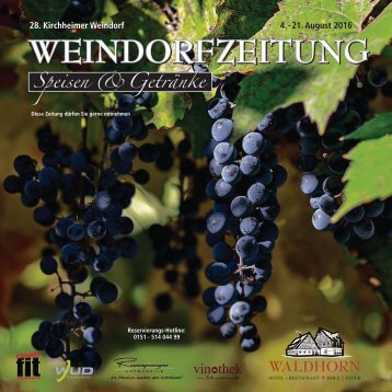 Weindorfzeitung Waldhorn