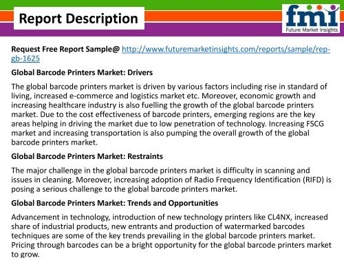 Barcode Printers Market