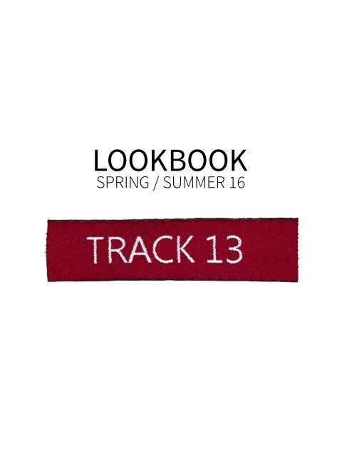 Lookbook TRACK13