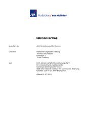 Rahmenvertrag - FAIRsicherungsladen