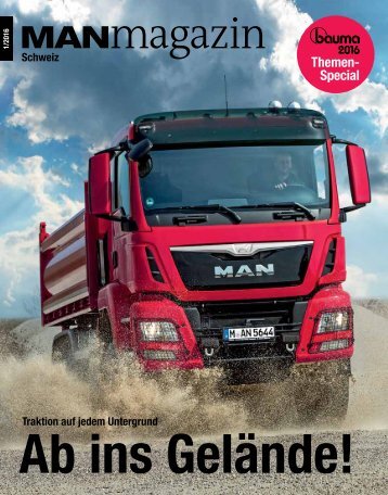 MANmagazin Truck 1/2016 Schweiz