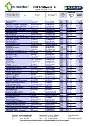 referenzliste - Thermaflex