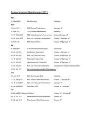 Turniertermine Rheinhessen 2011 - Turnierorganisation-Beyer Home