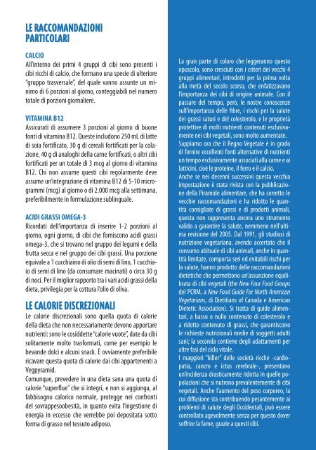 impariamo a mangiare sano con i cibi vegetali a cura di Luciana Baroni Società Scientifica di Nutrizione Vegetariana - SSNV 4 a edizione 2014